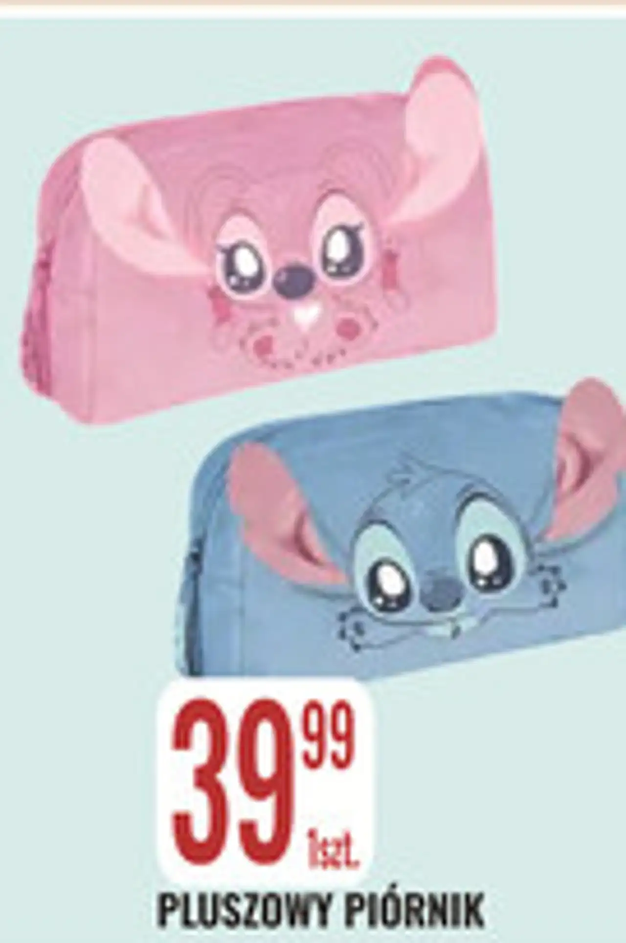 Pluszowy piórnik Disney Stitch
