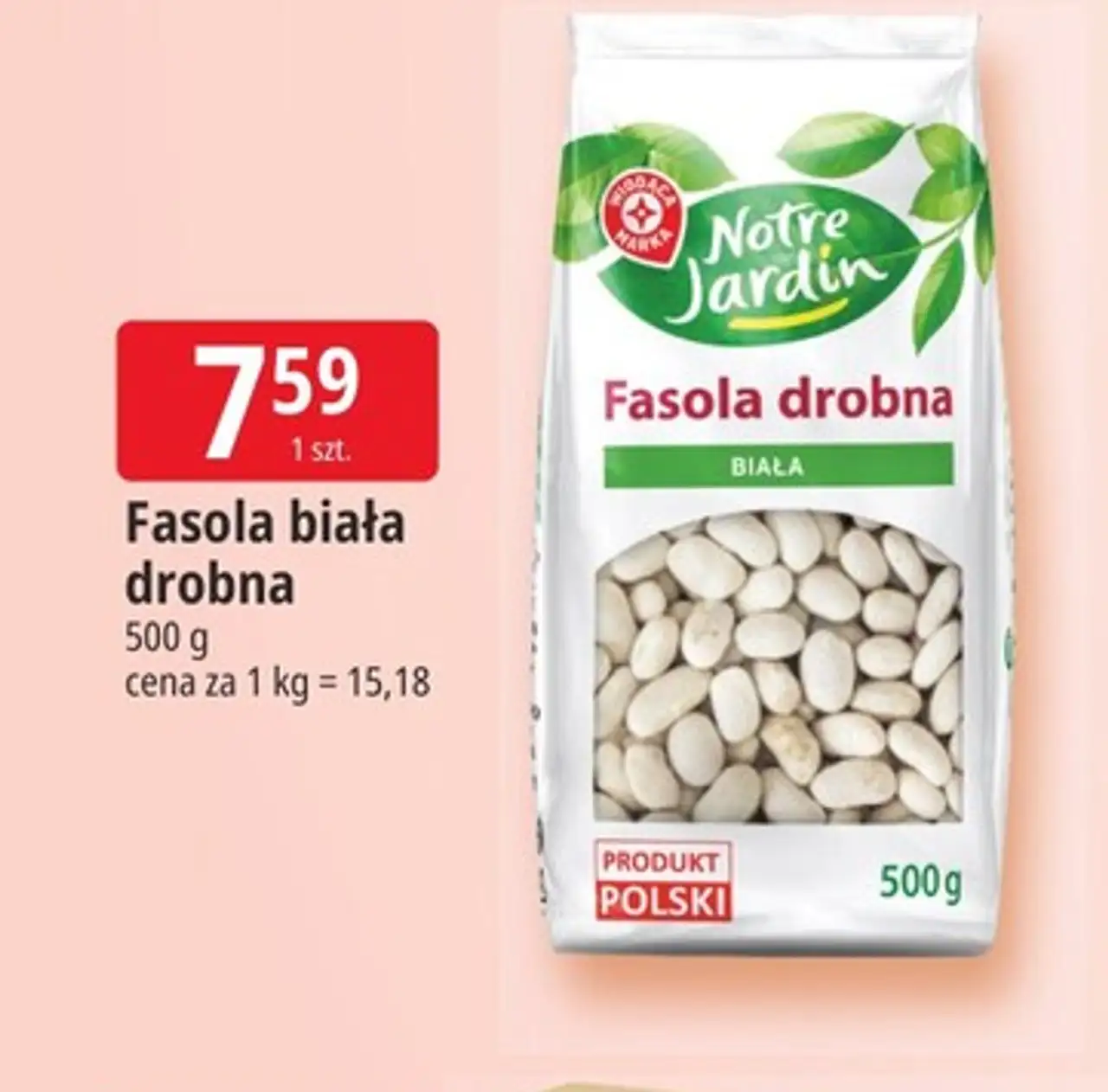 Fasola biała drobna Notre Jardin
