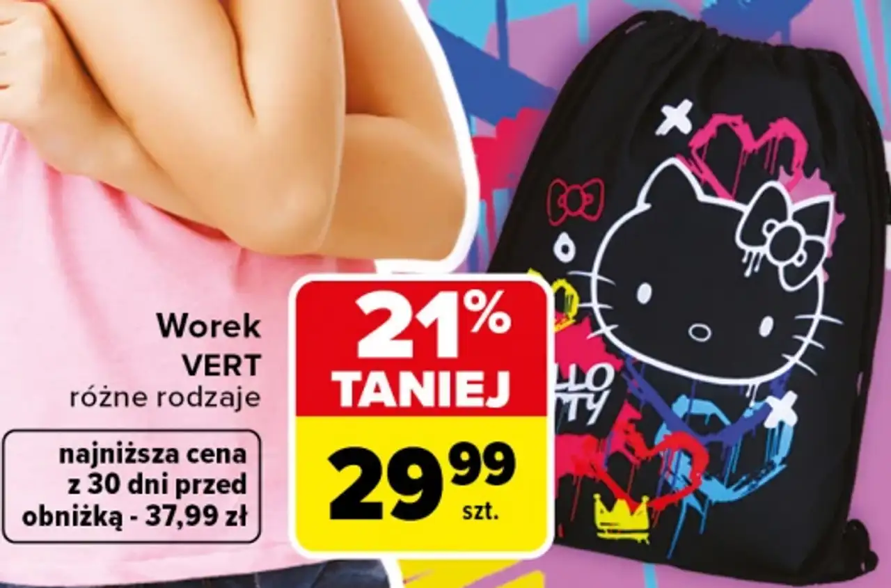 Worek Vert CoolPack Hello Kitty
