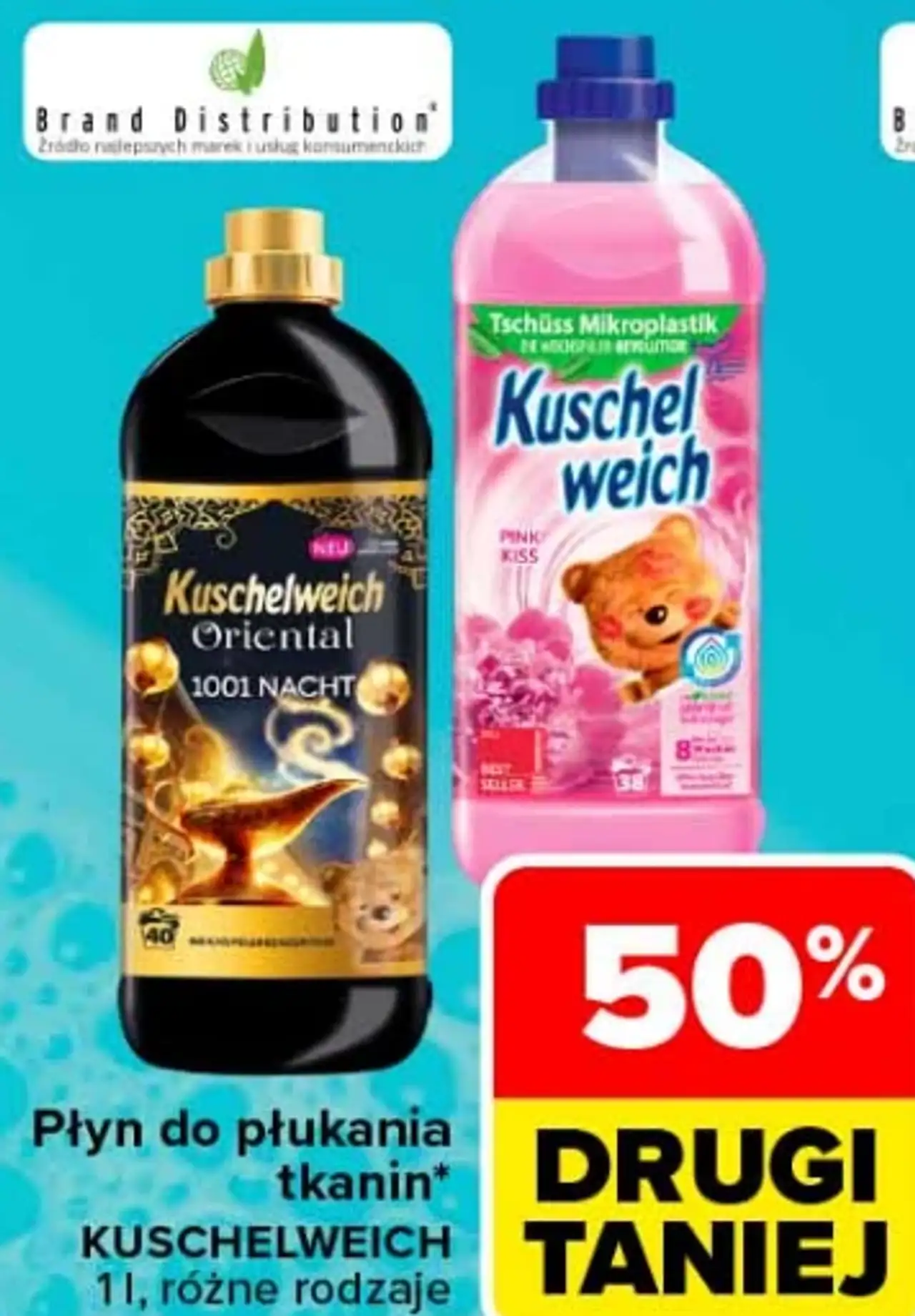 Płyn do płukania tkanin Kuschelweich