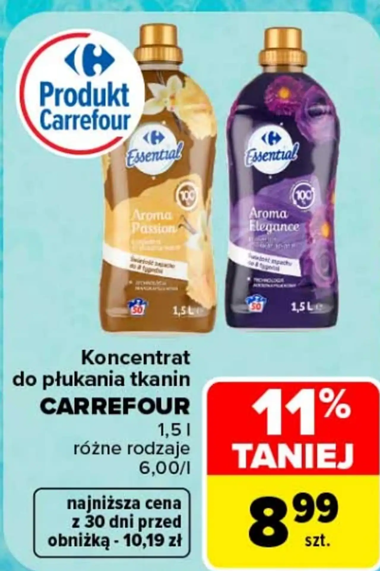 Koncentrat do płukania tkanin Carrefour Essential