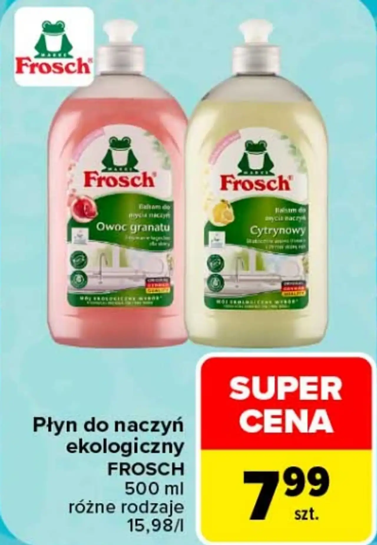 Płyn do naczyń ekologiczny Frosch