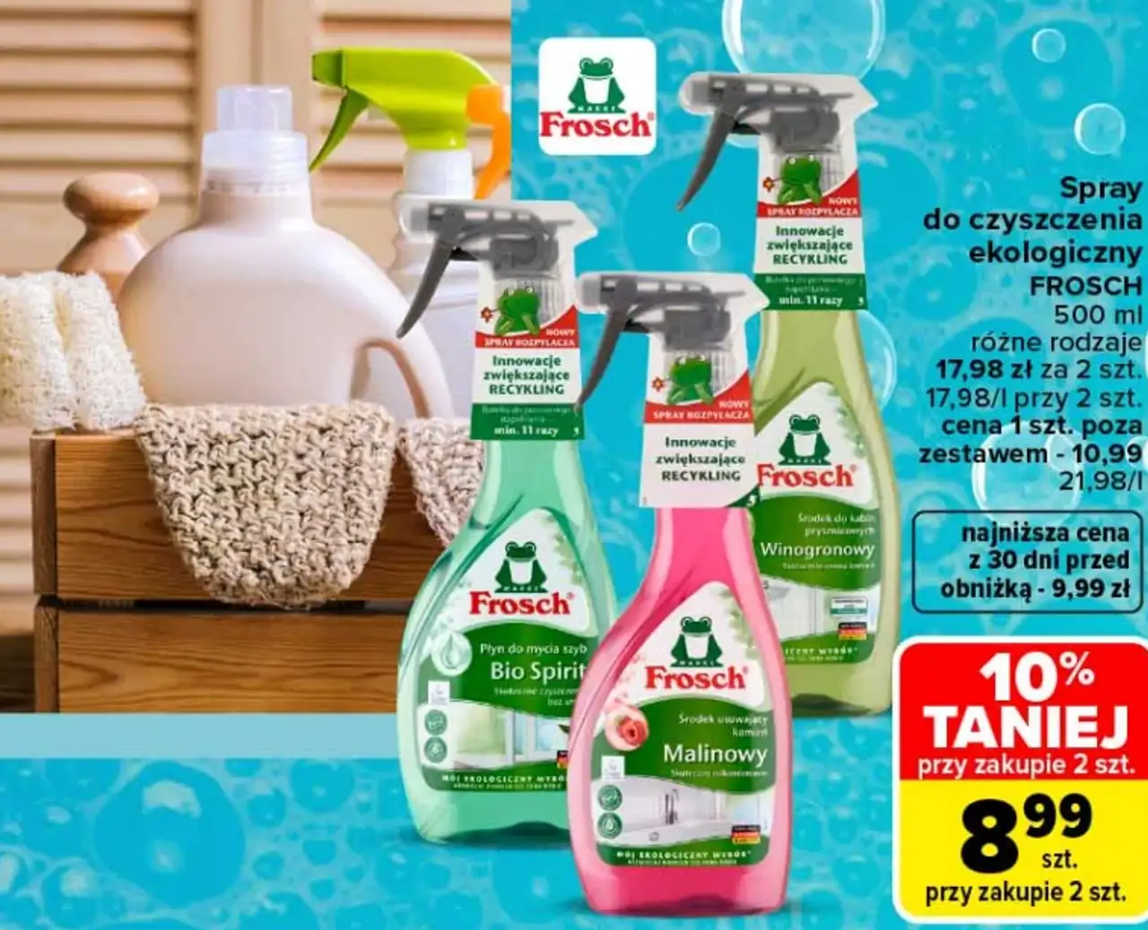Spray do czyszczenia ekologiczny Frosch
