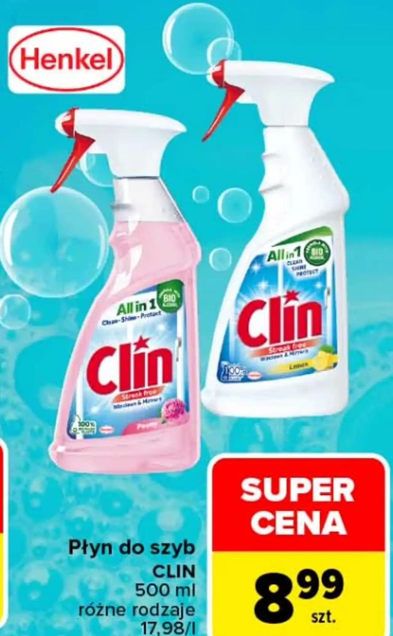 Płyn do szyb Clin
