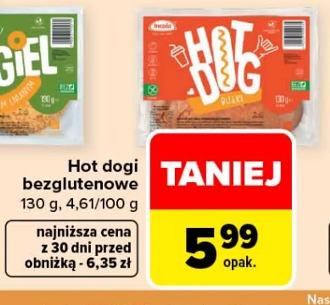 Hot dogi bezglutenowe Incola
