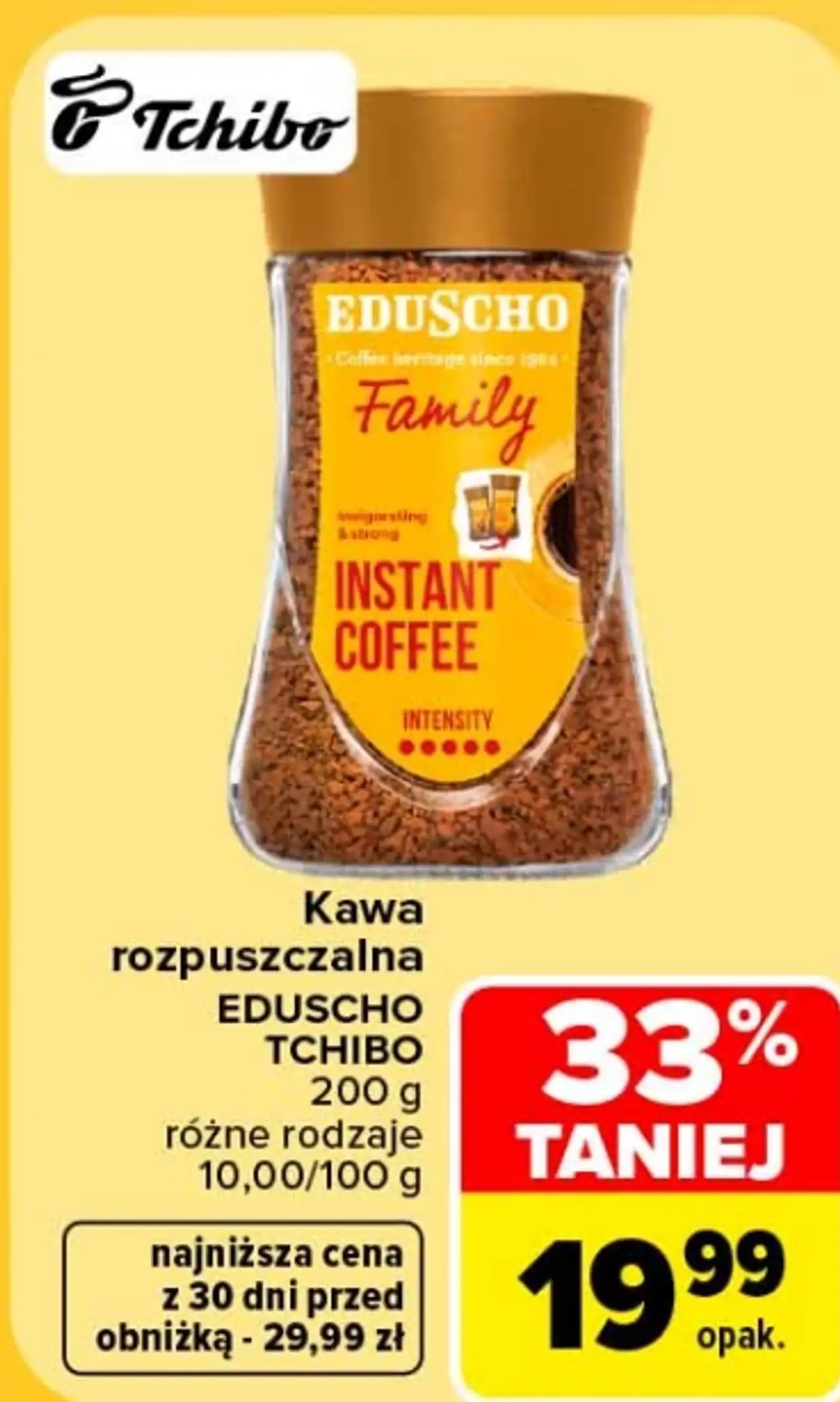 Kawa rozpuszczalna Eduscho Family Tchibo