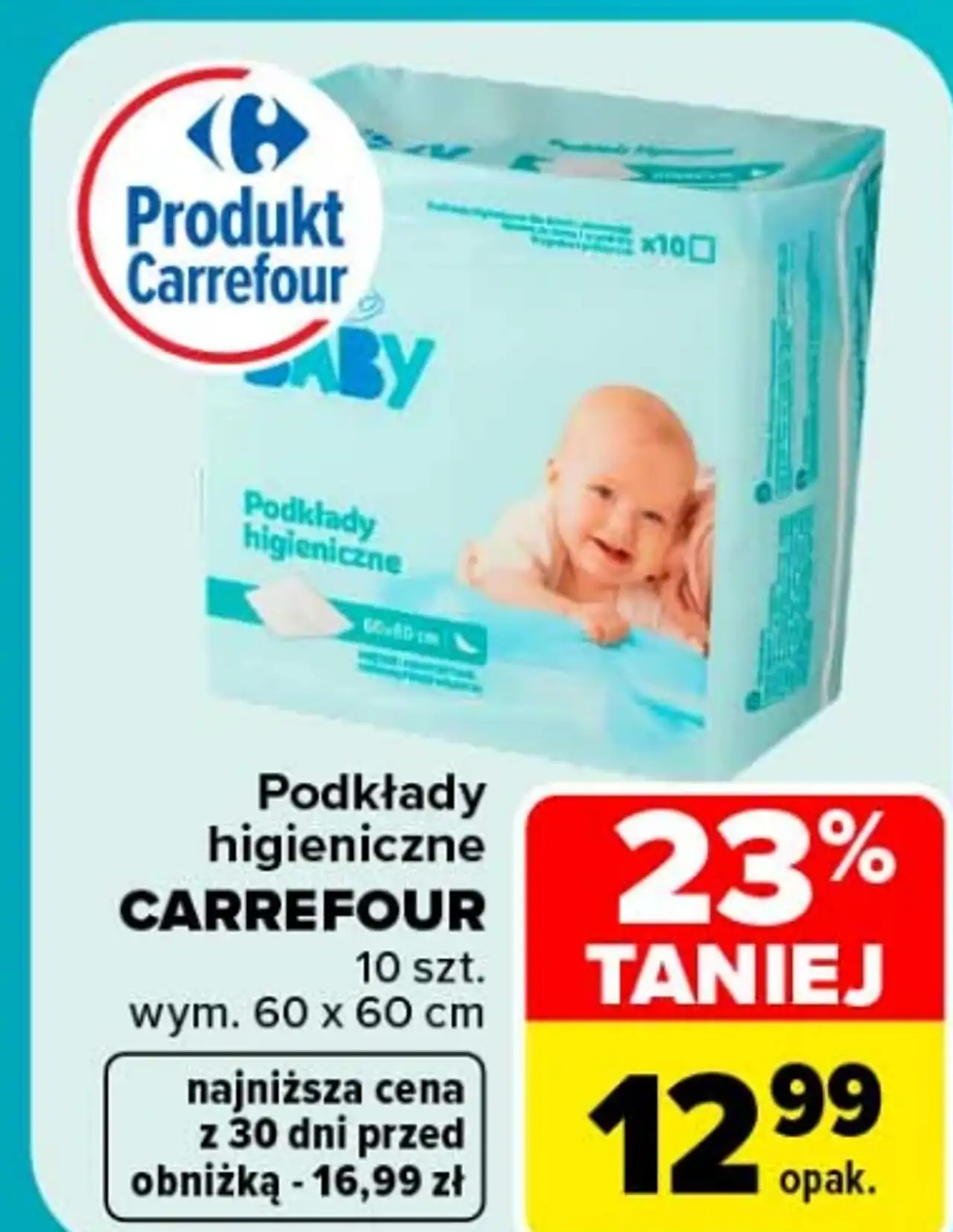 Podkłady higieniczne Carrefour Baby