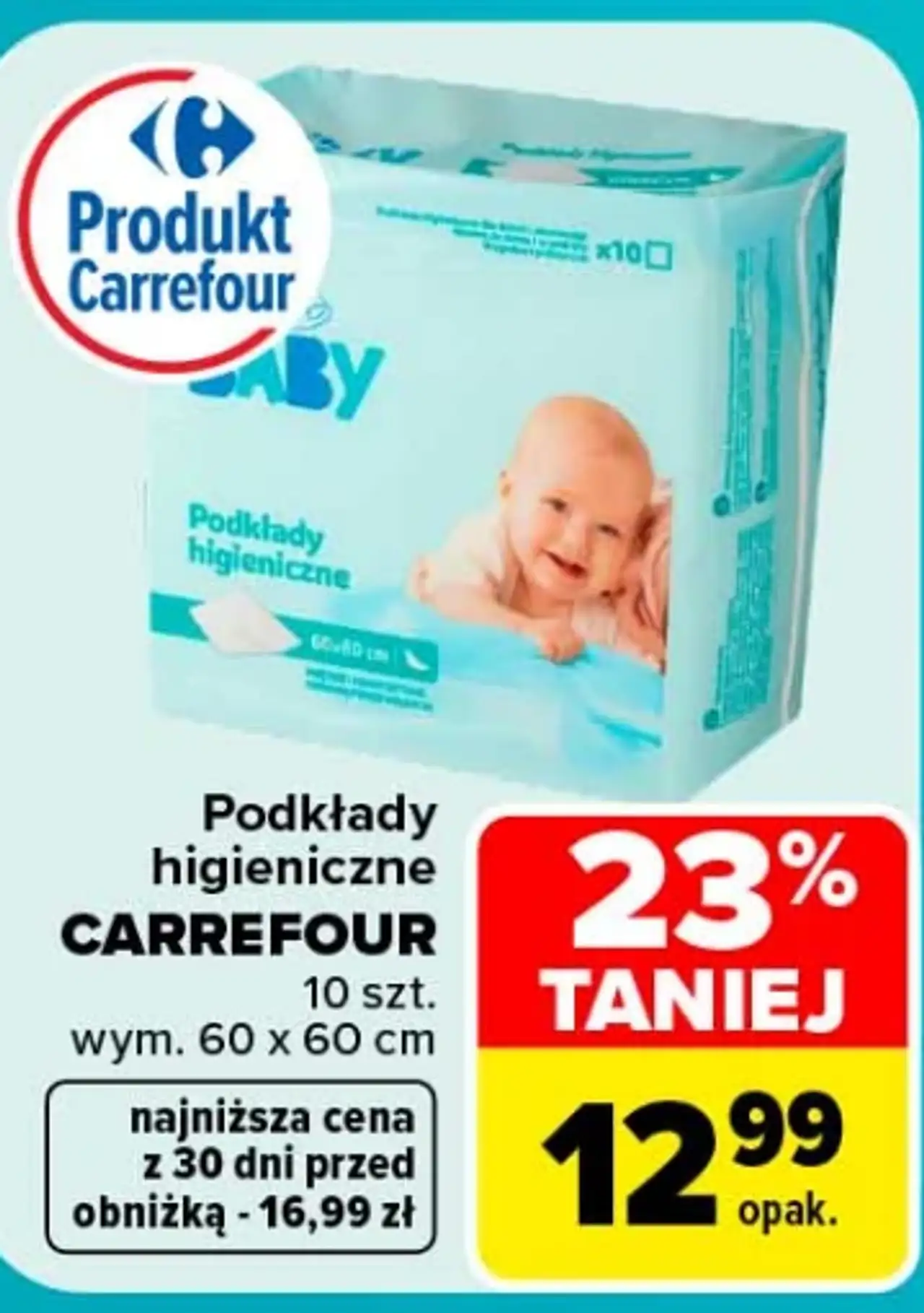 Podkłady higieniczne Carrefour Baby