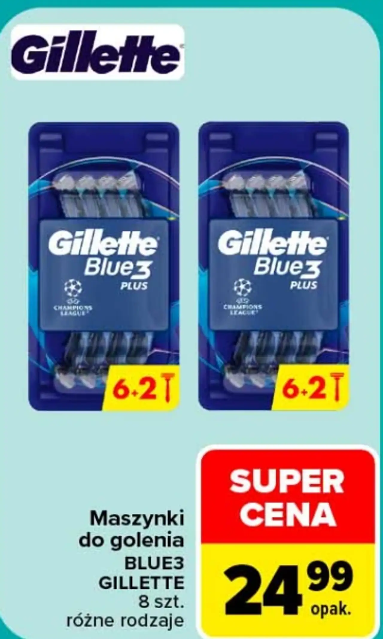 Maszynki do golenia Blue3 Gillette