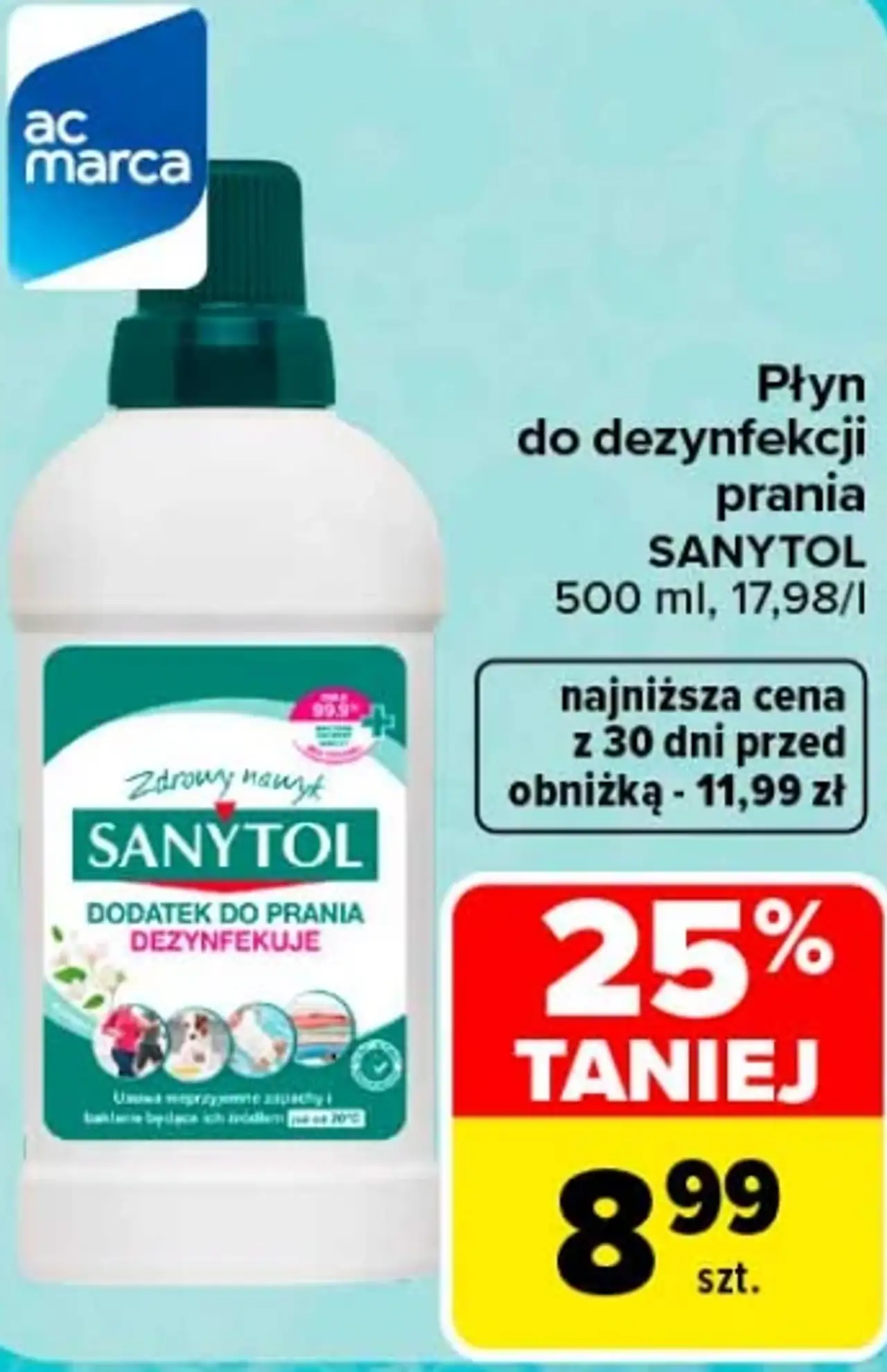 Płyn do dezynfekcji prania Sanytol