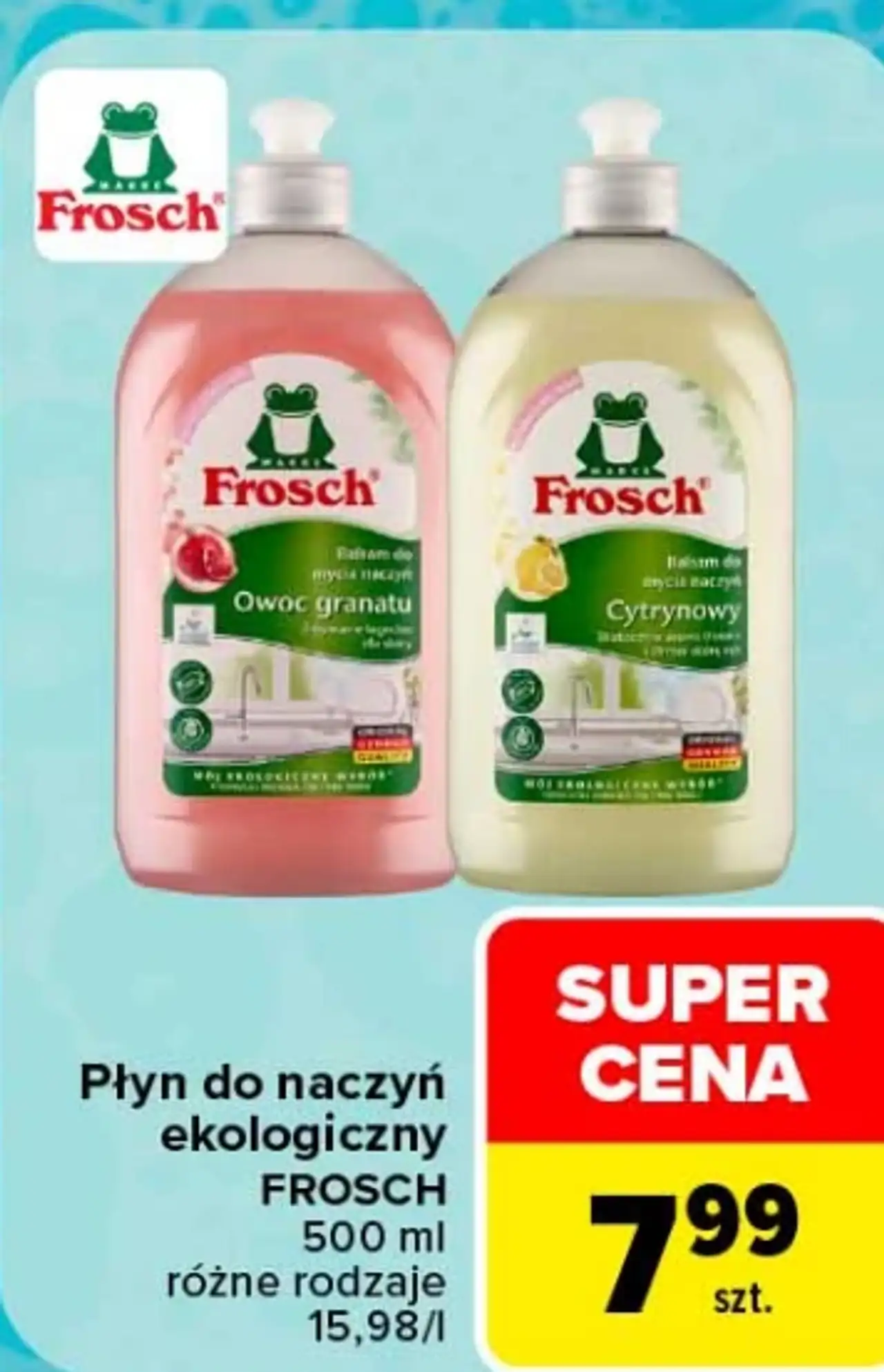 Płyn do naczyń ekologiczny Frosch