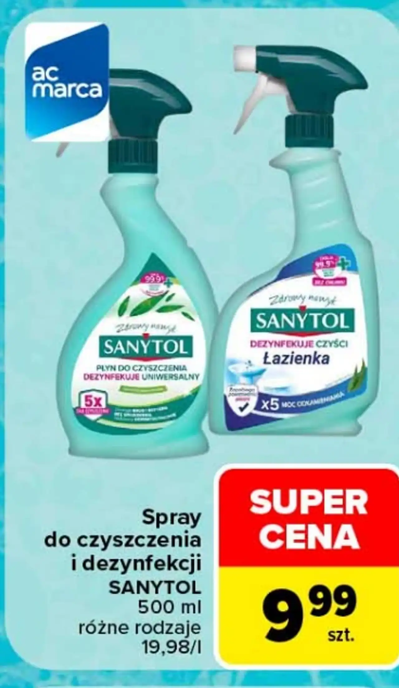 Sanytol Spray do czyszczenia i dezynfekcji