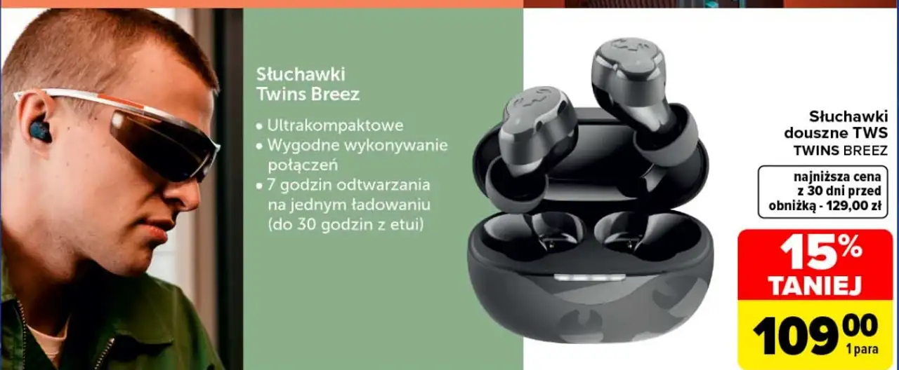 Słuchawki douszne TWS Twins Breez Fresh 'n Rebel