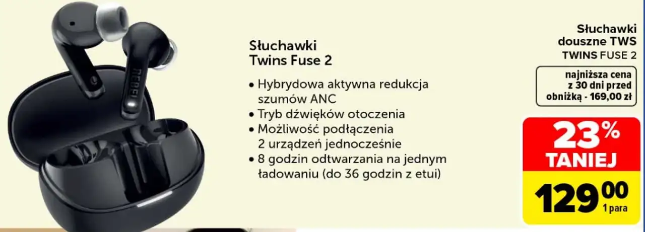 Słuchawki douszne TWS Twins Fuse 2 Fresh 'n Rebel
