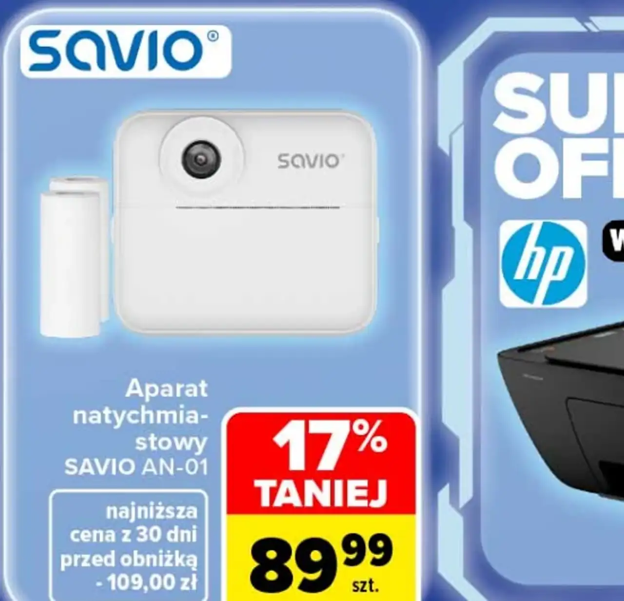 Aparat natychmiastowy SAVIO AN-01