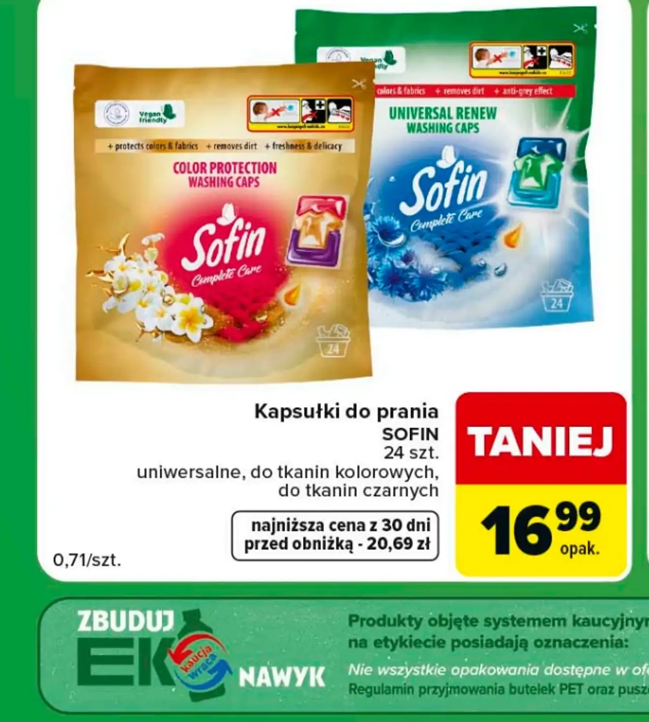 Kapsułki do prania SOFIN