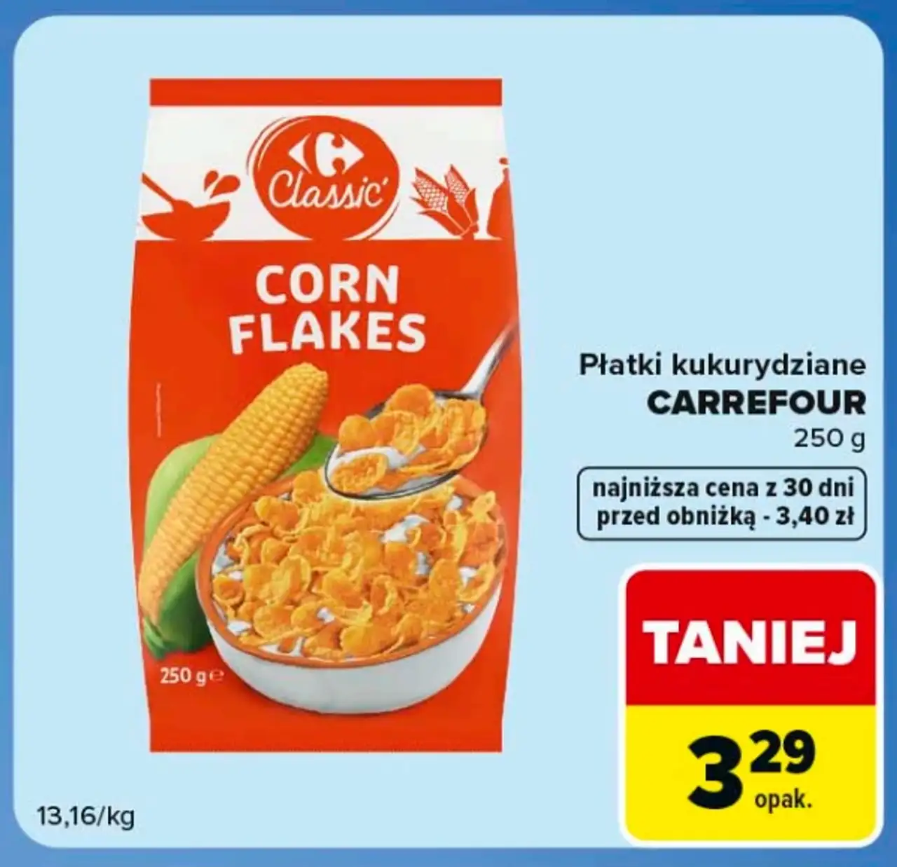 Płatki kukurydziane CARREFOUR