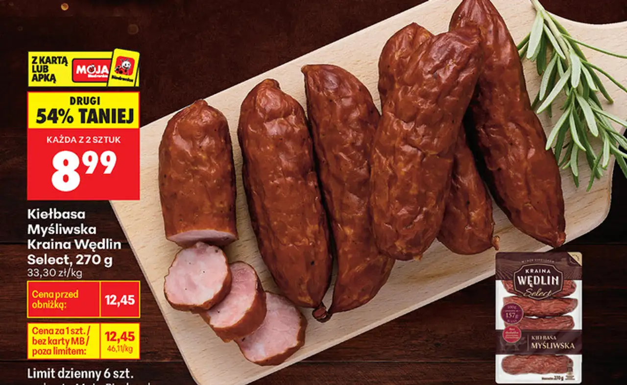 Kiełbasa Myśliwska Kraina Wędlin Select