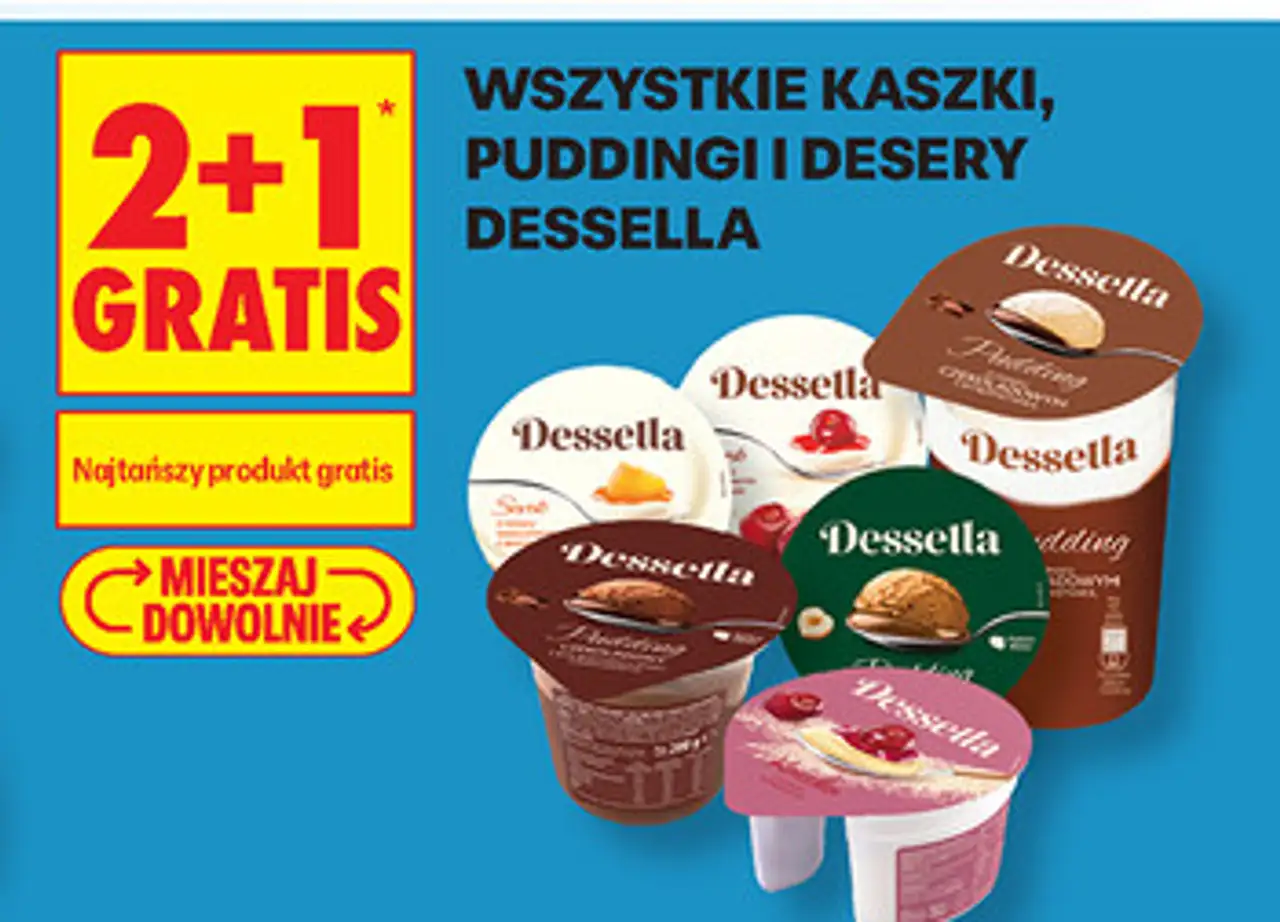 Wszystkie kaszki, puddingi i desery Dessella