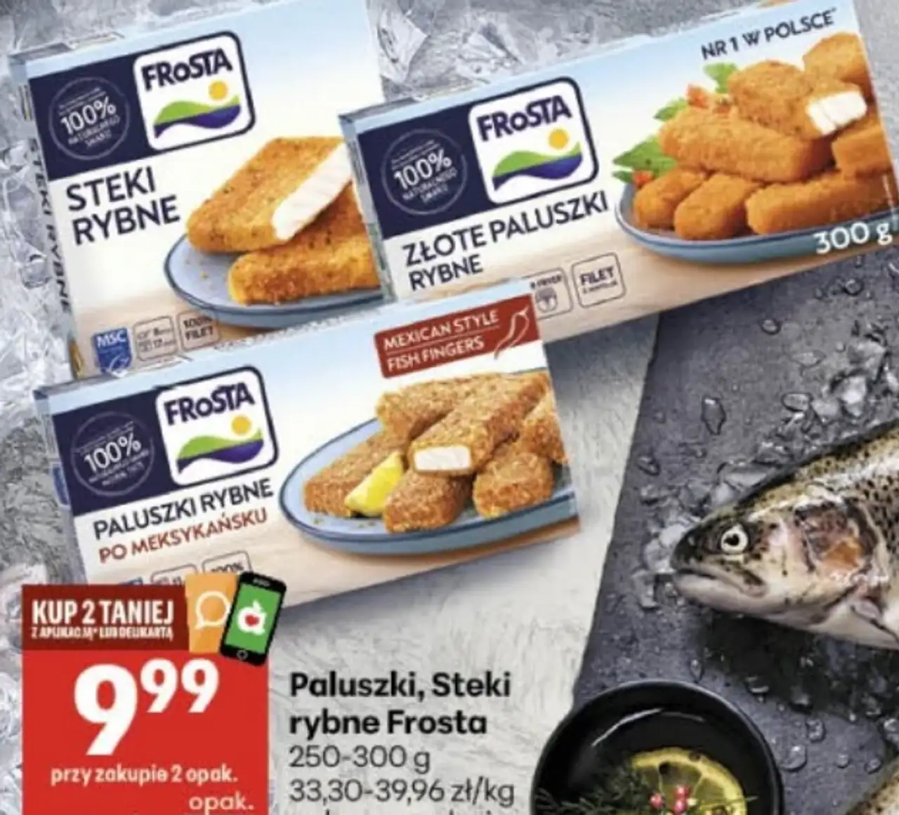 Paluszki, Steki rybne Frosta
