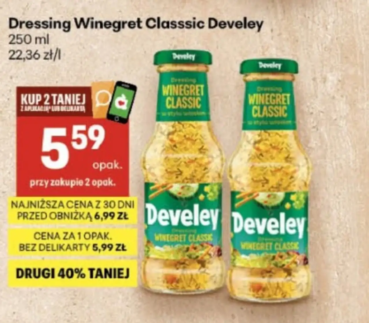Dressing Winegret Classic Develey