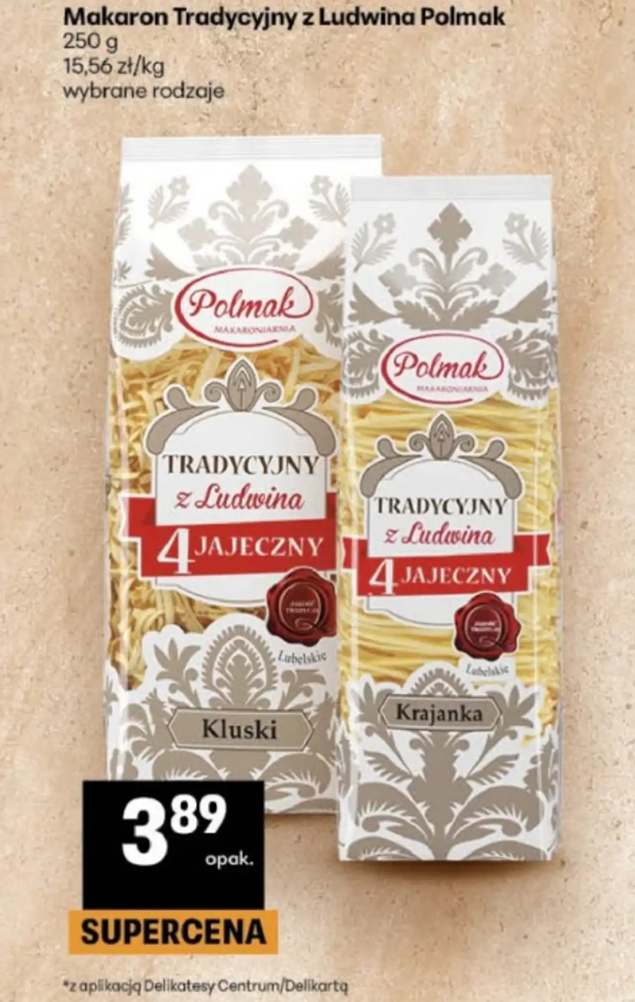 Makaron Tradycyjny z Ludwina Polmak