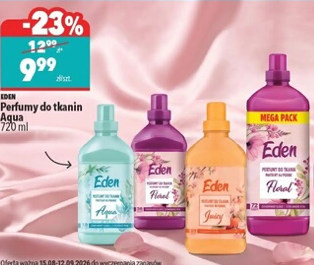 Eden Perfumy do tkanin Aqua