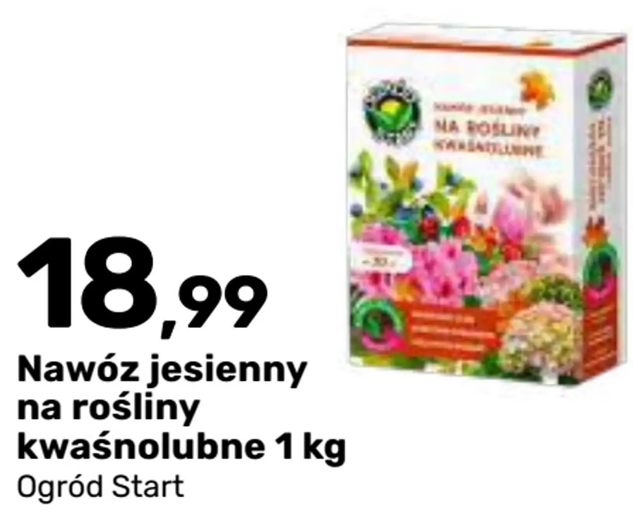 Nawóz jesienny na rośliny kwaśnolubne 1 kg Ogród Start
