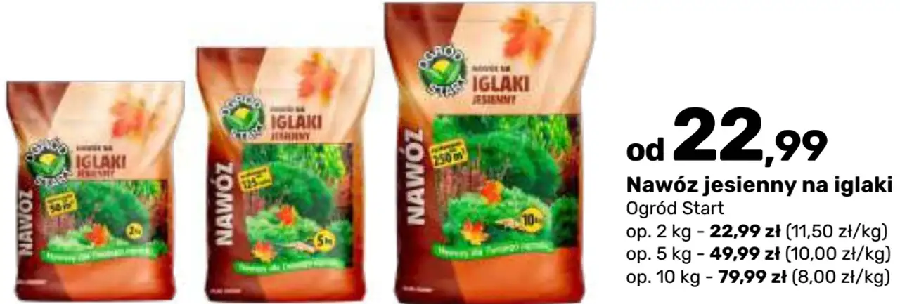Nawóz jesienny na iglaki Ogród Start
