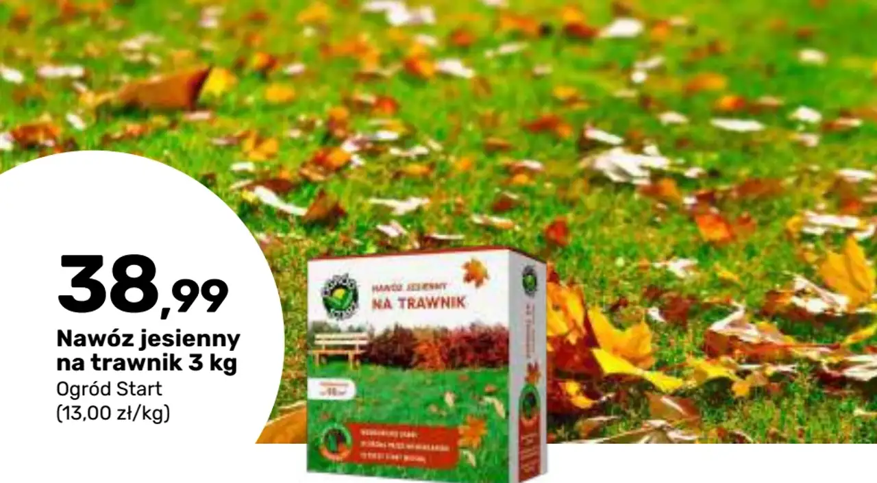 Nawóz jesienny na trawnik Ogród Start