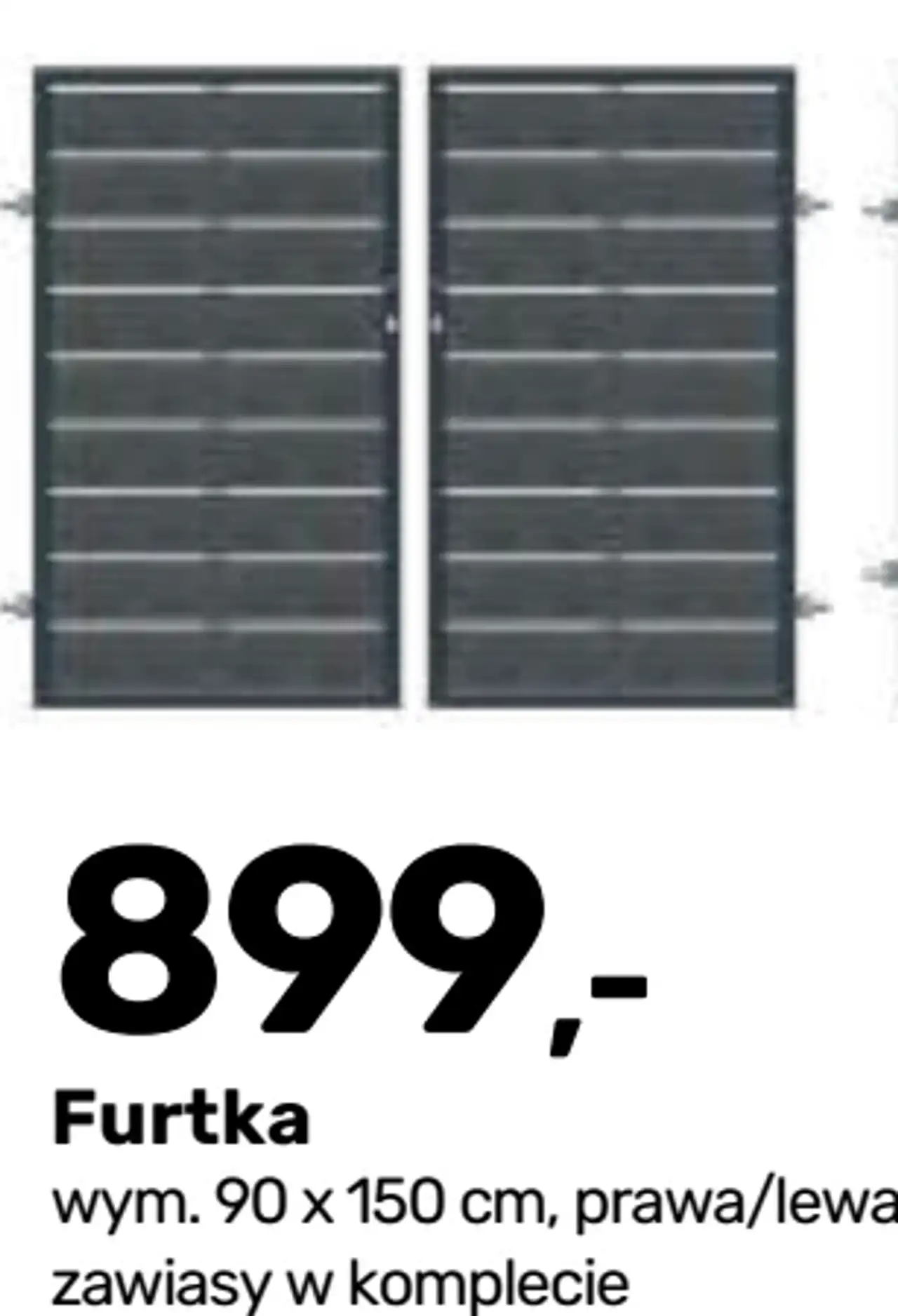 Furtka ogrodzeniowa Kornel