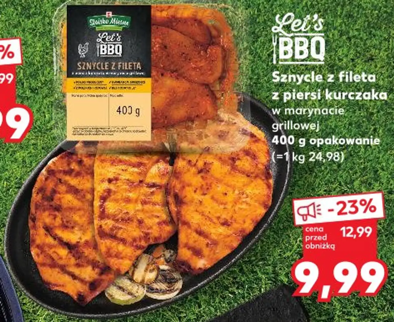 Let's BBQ Sznycle z fileta z piersi kurczaka w marynacie grillowej