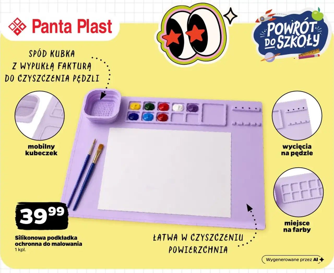 Silikonowa podkładka ochronna do malowania Panta Plast