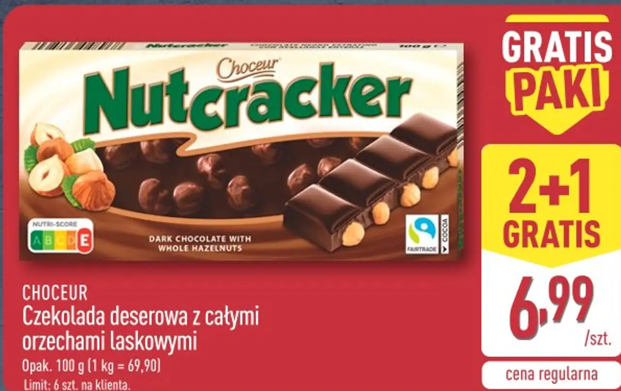 Choceur Czekolada deserowa z całymi orzechami laskowymi