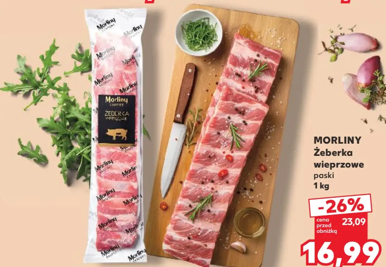 Morliny Żeberka wieprzowe paski