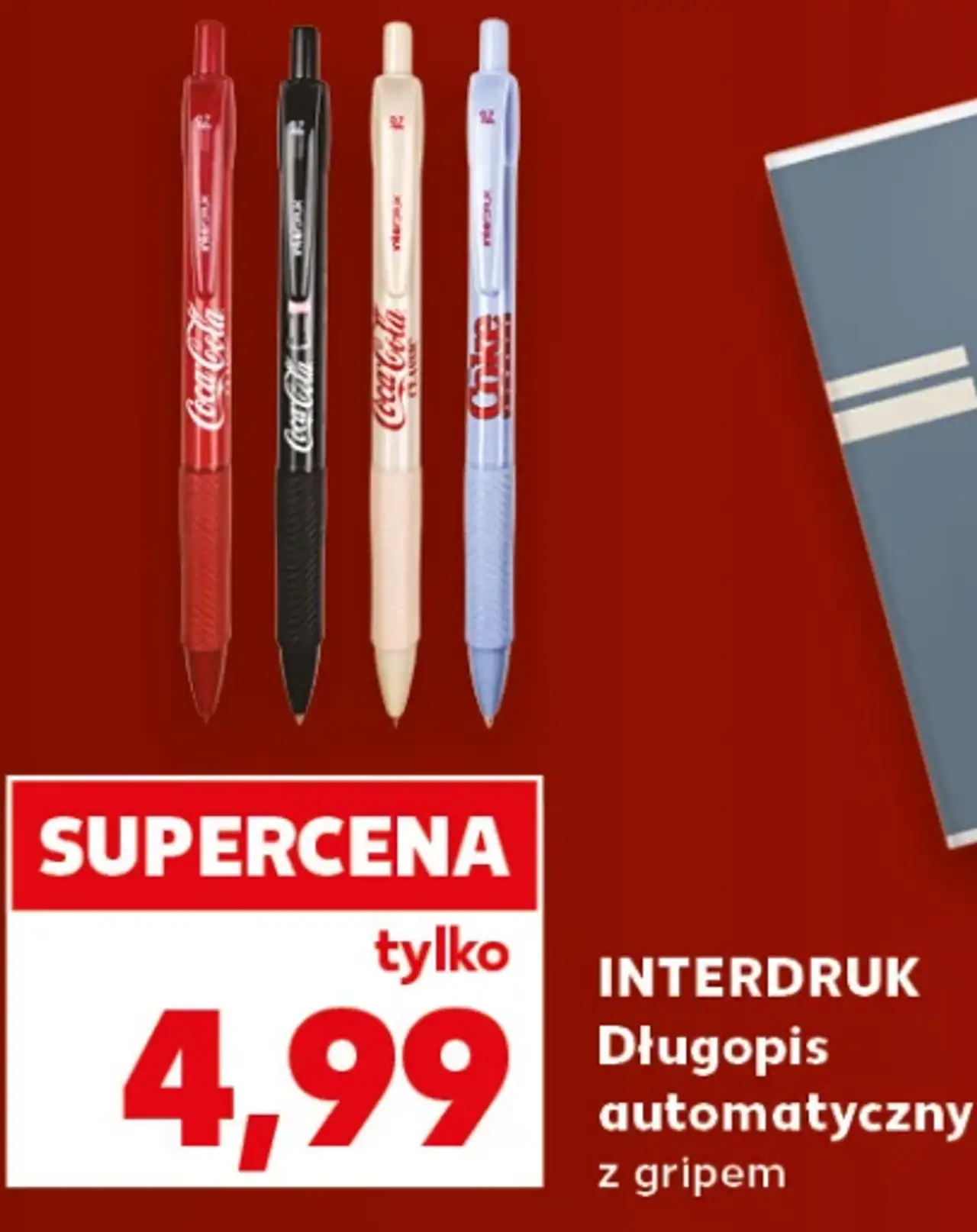 INTERDRUK Długopis automatyczny z gripem