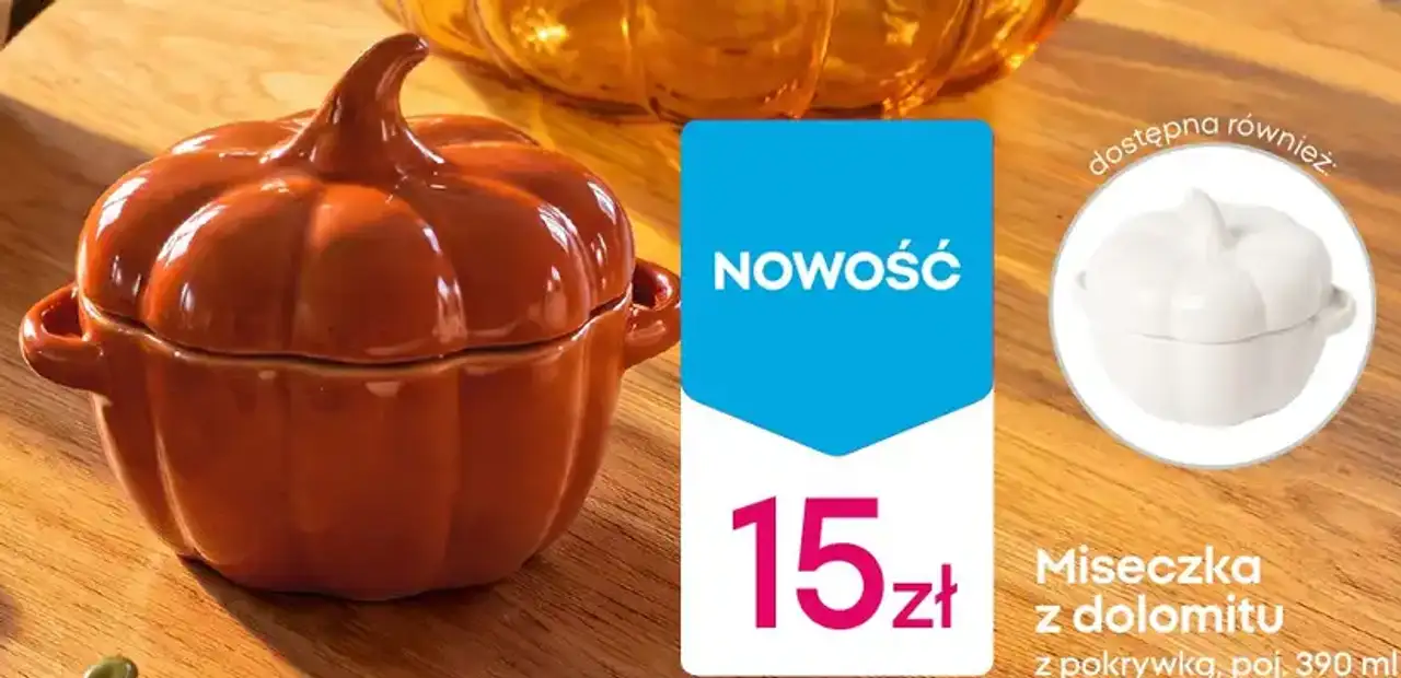 Miseczka z dolomitu z pokrywką, poj. 390 ml