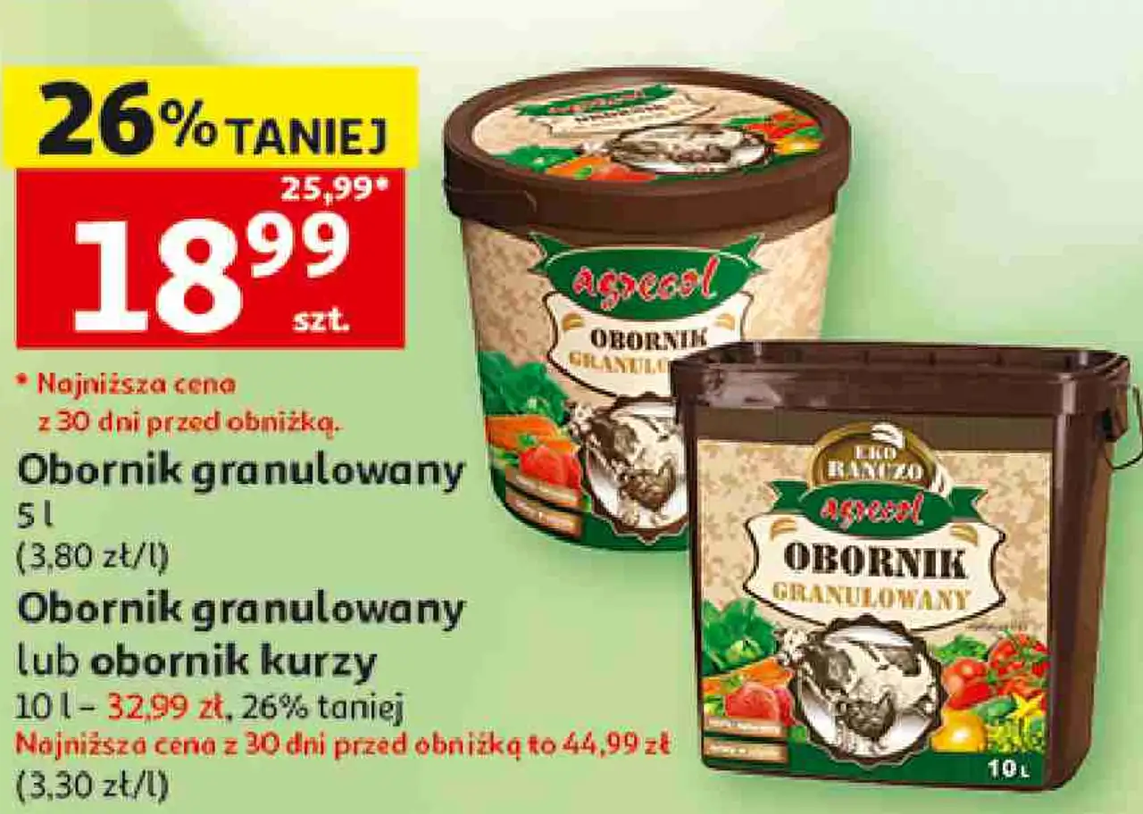 Obornik granulowany lub obornik kurzy Agrecol
