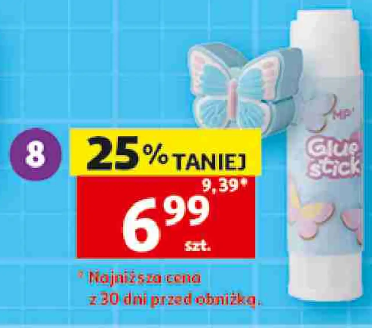 Klej w sztyfcie motylki