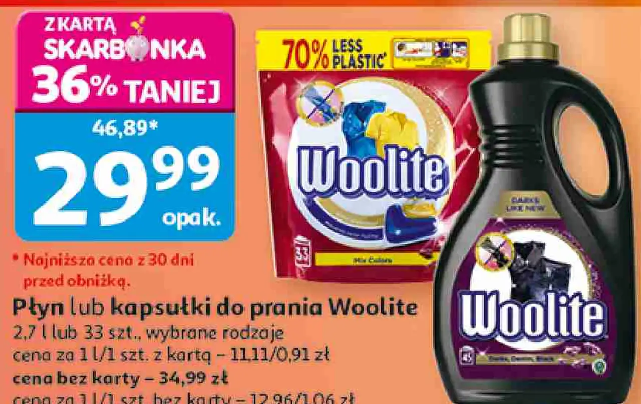 Płyn lub kapsułki do prania Woolite