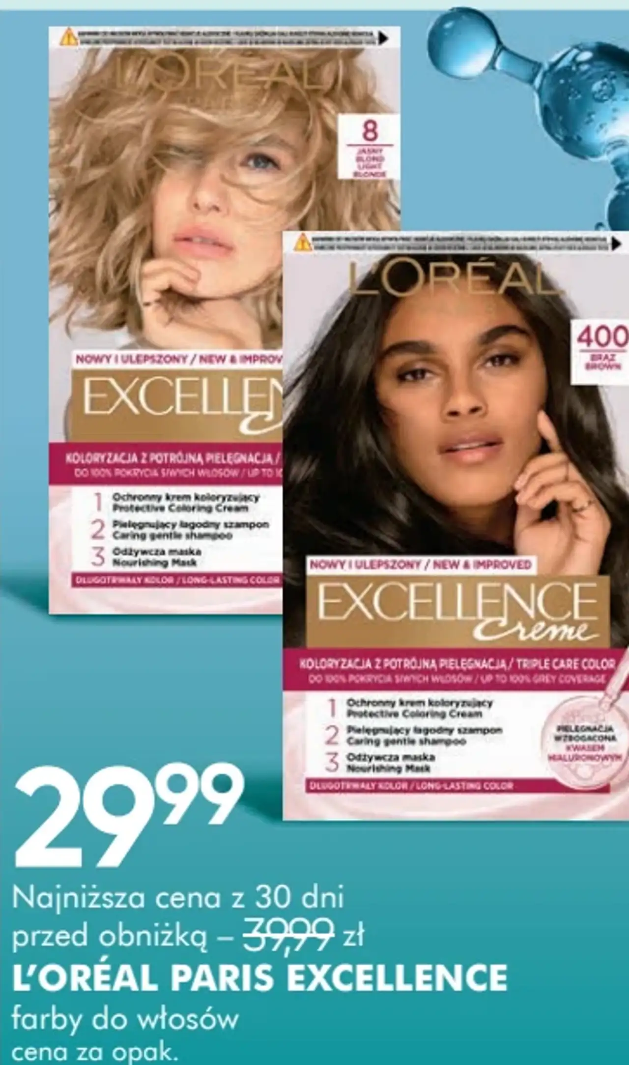 L'ORÉAL PARIS EXCELLENCE farby do włosów