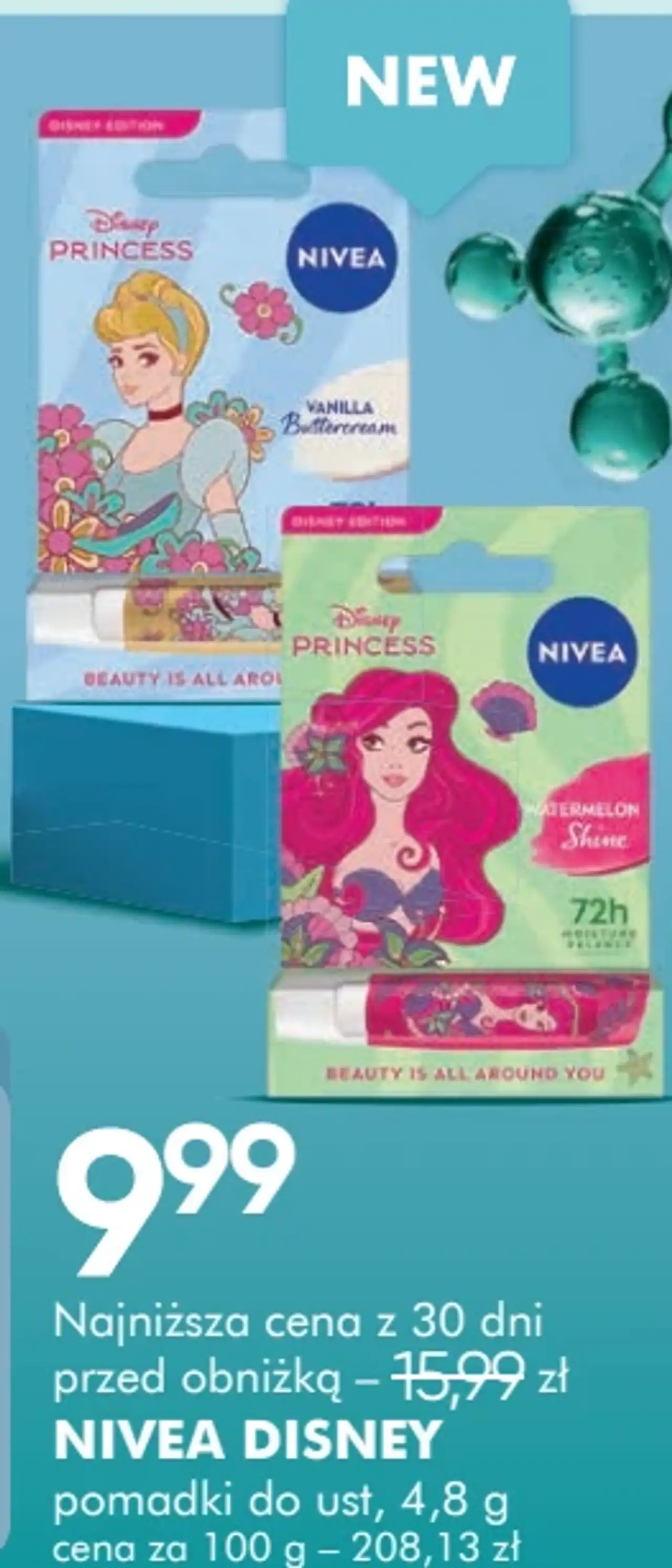 NIVEA DISNEY pomadki do ust, 4,8 g