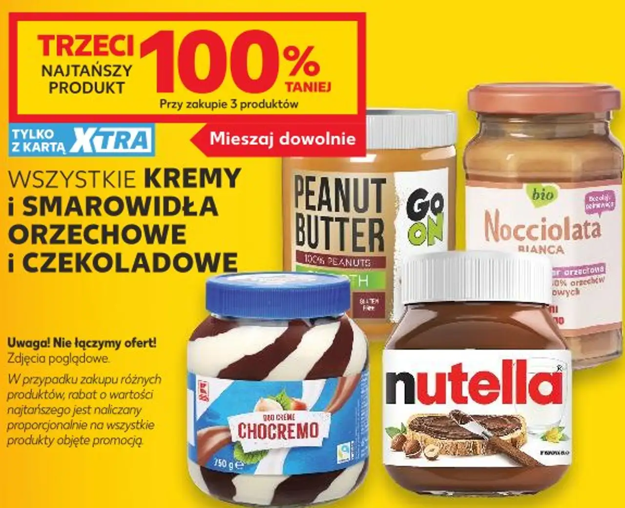 Wszystkie kremy i smarowidła orzechowe i czekoladowe