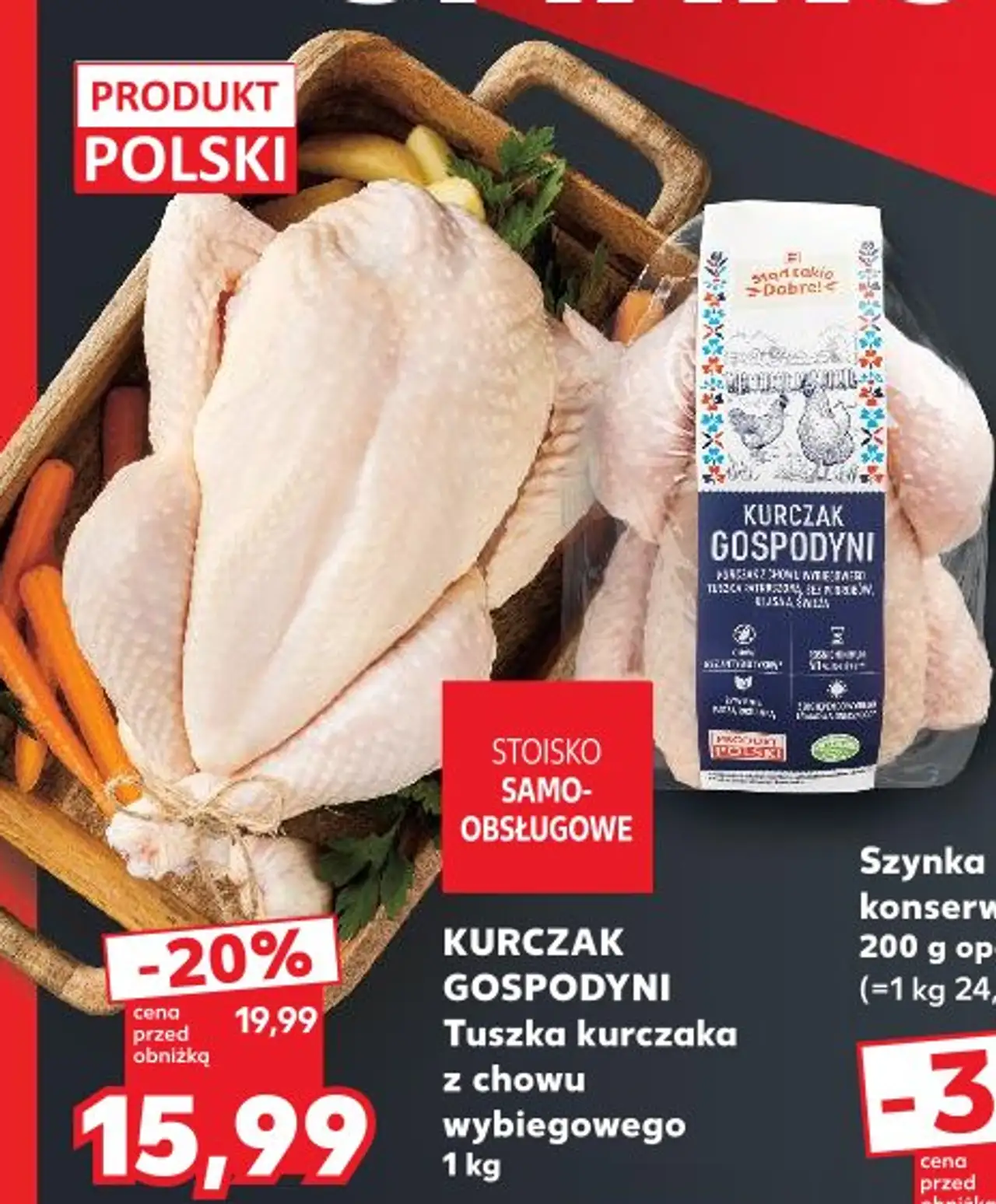 Stąd takie Dobre! Kurczak Gospodyni Tuszka kurczaka z chowu wybiegowego