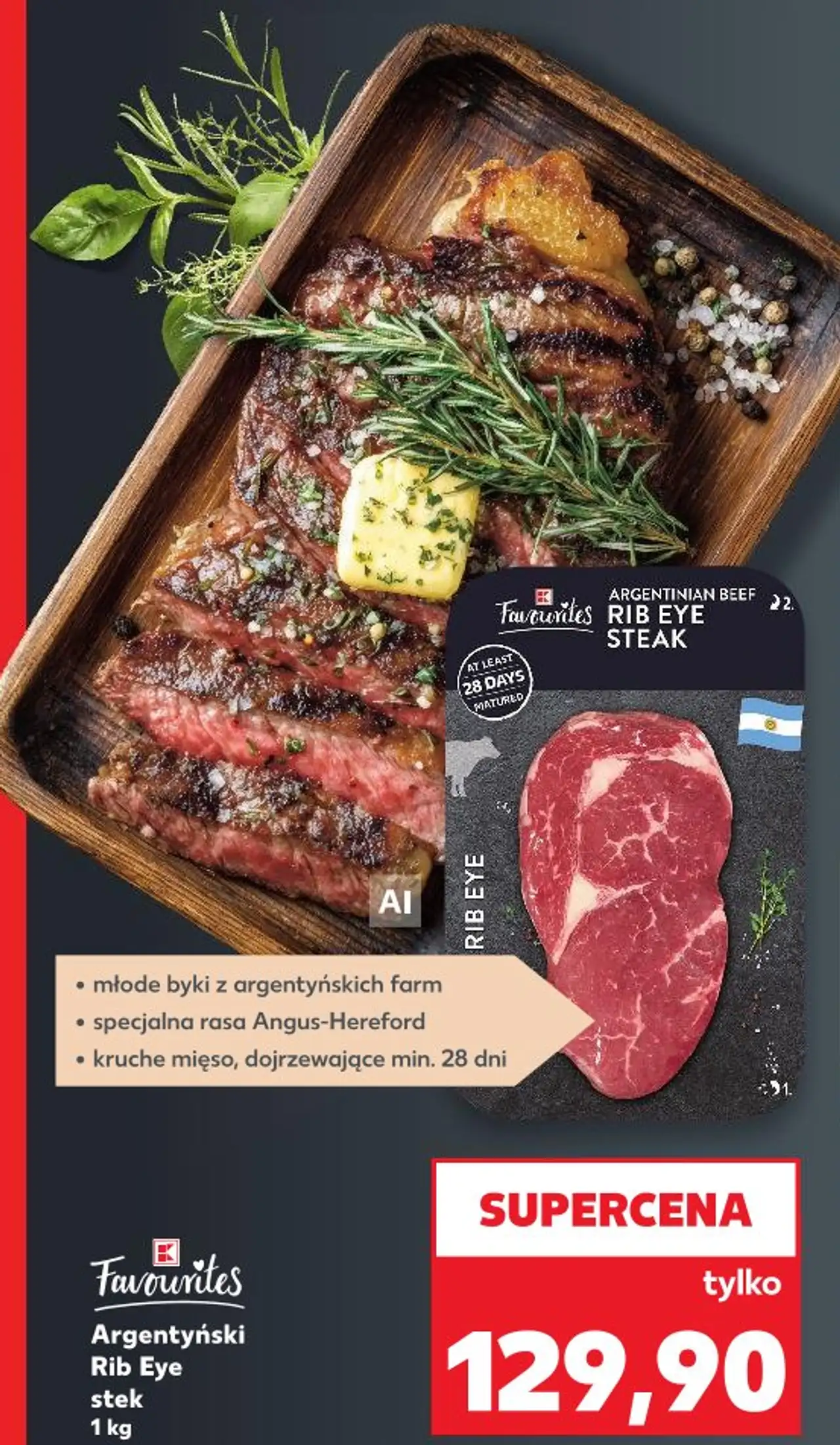 K-Favourites Argentyński Rib Eye stek