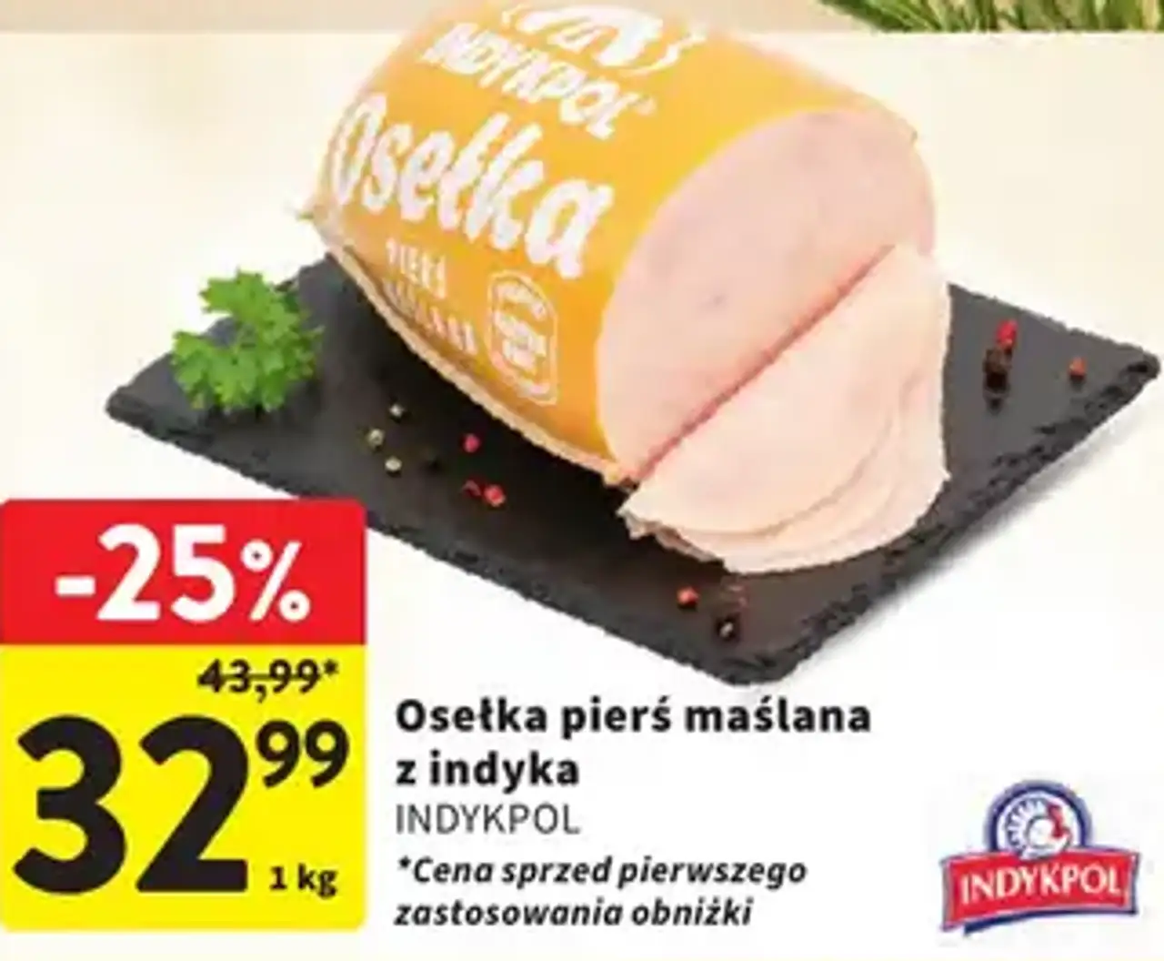 Osełka pierś maślana z indyka INDYKPOL