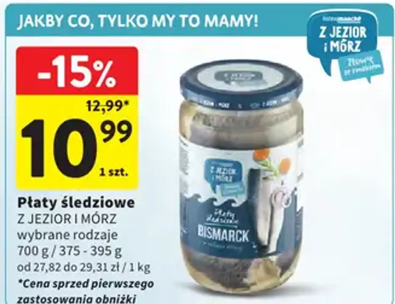 Płaty śledziowe Z Jezior i Mórz