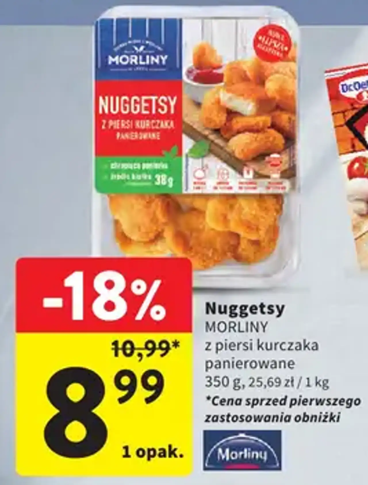 Nuggetsy z piersi kurczaka panierowane Morliny