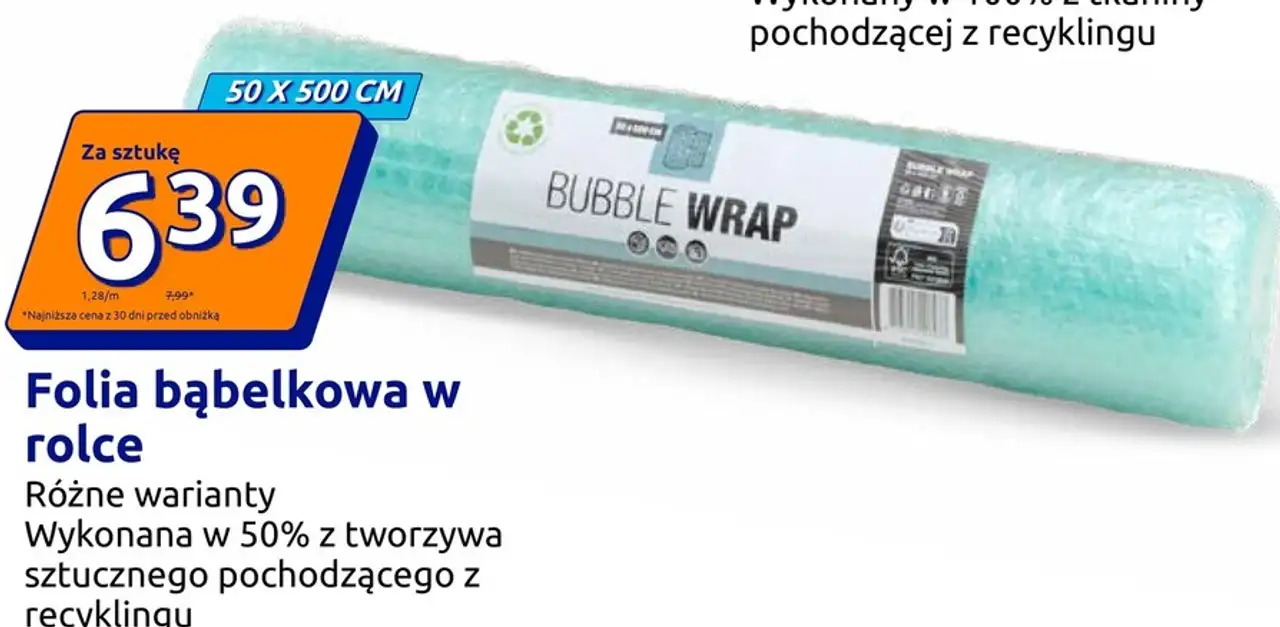 Folia bąbelkowa w rolce