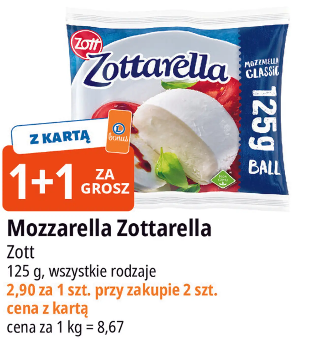 Mozzarella Zottarella Zott